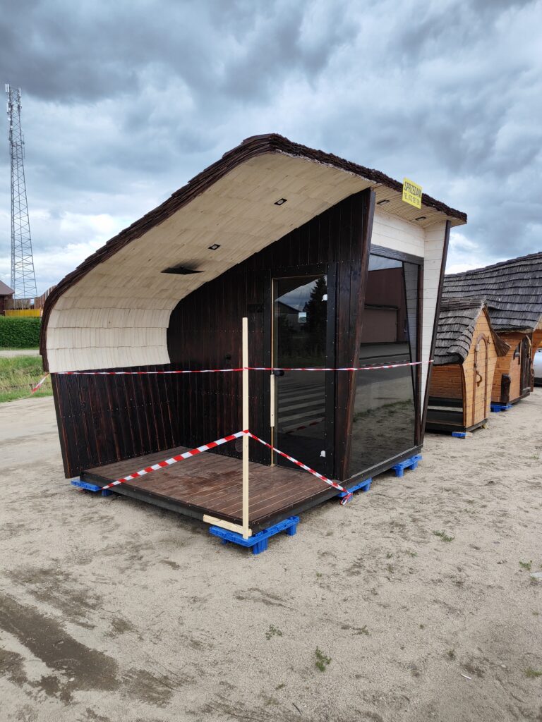Sauna z panoramicznym oknem